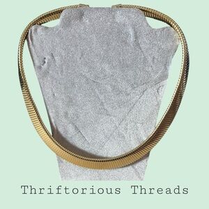 Vintage Gold Choker Necklace